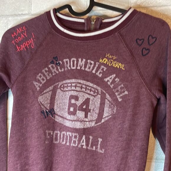 Abercrombie and Fitch Kids Youth Girls Long Sleeve Sweater Dress Embroidery 9/10 - Picture 4 of 8